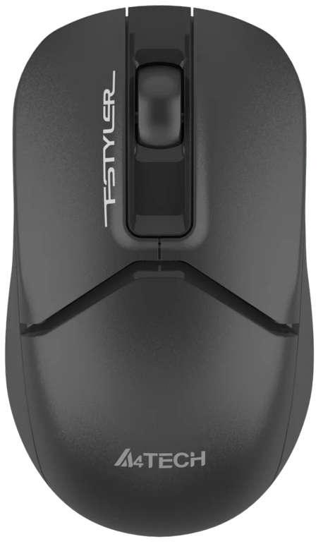 Мишка A4Tech - Fstyler FG12S, оптична, безжична, черна