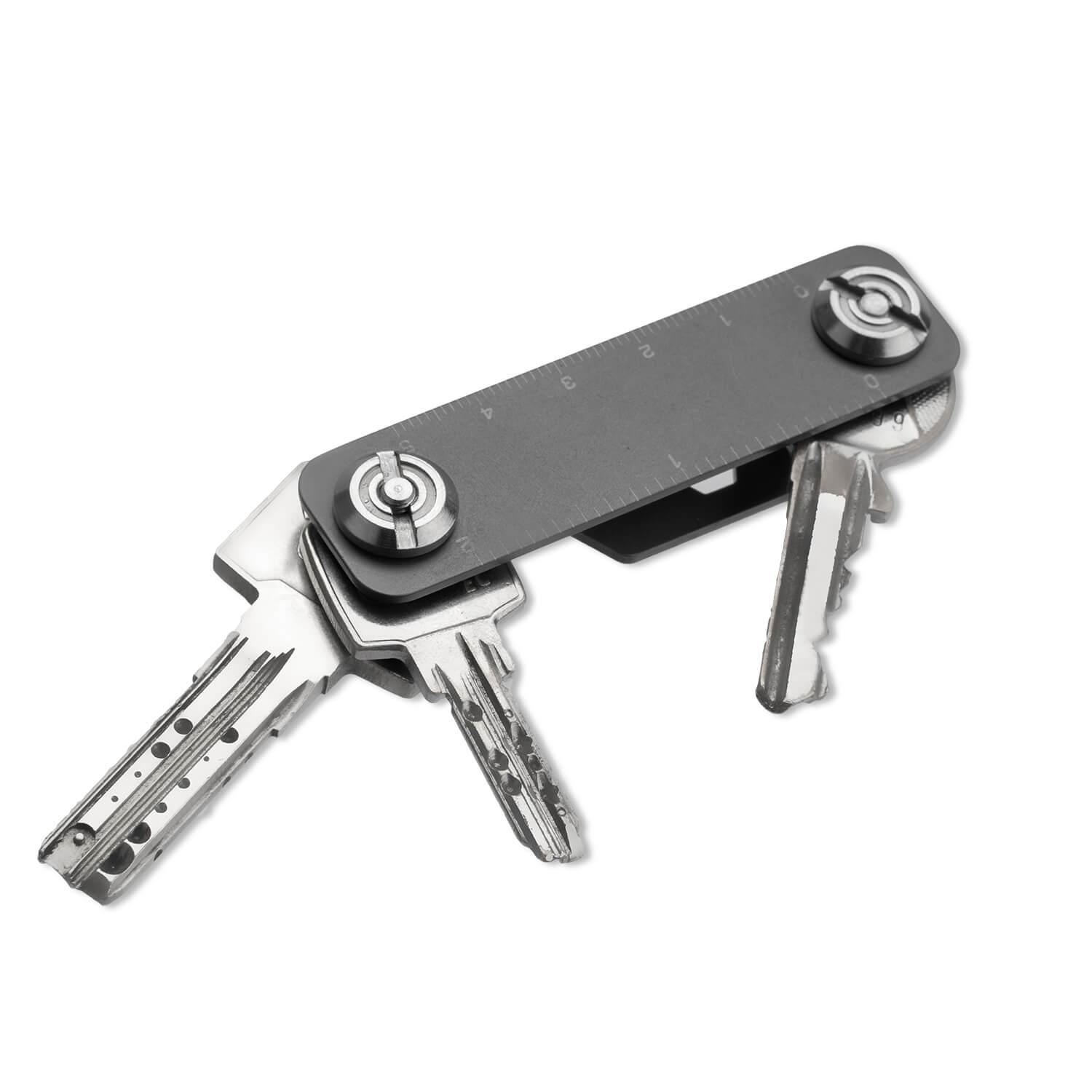 Мултифункционален метален ключодържател - 4smarts Multifunctional Key Organizer (черен) | JAR Computers Мултифункционален метален ключодържател - 4smarts Multifunctional Key Organizer (черен)