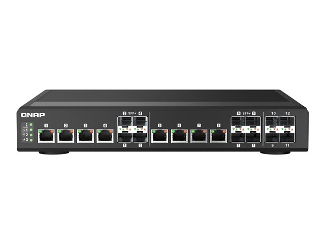 QNAP QSW-IM1200-8C 8 ports 10GbE SFP+/RJ45 combo 4 ports 10GbE SFP+ Marvell 98DX8312 managed switch | JAR Computers QNAP QSW-IM1200-8C 8 ports 10GbE SFP+/RJ45 combo 4 ports 10GbE SFP+ Marvell 98DX8312 managed switch
