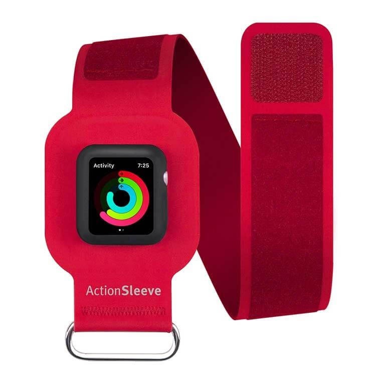 Спортна лента за ръка за Apple Watch 42мм, 44мм - TwelveSouth ActionSleeve armband (червен) | JAR Computers Спортна лента за ръка за Apple Watch 42мм, 44мм - TwelveSouth ActionSleeve armband (червен)