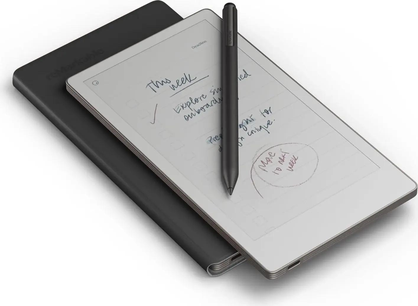 Таблет ReMarkable Pro Move 7.3", в комплект с Marker plus и Калъф Book Folio Premium