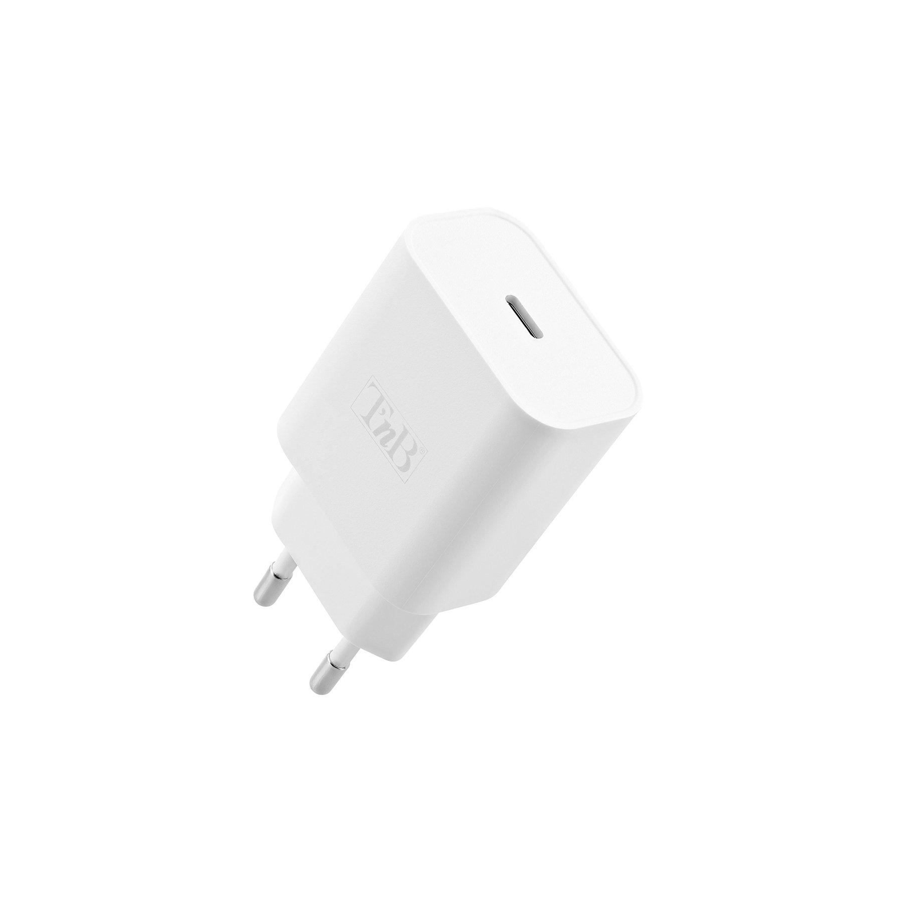 TNB Зарядно устройство, USB Type-C, 0.5 А, 20 W, бяло | JAR Computers TNB Зарядно устройство, USB Type-C, 0.5 А, 20 W, бяло