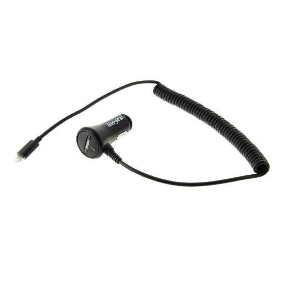 Зарядно за кола за iPhone 5, iPhone 5S, iPhone SE, iPhone 5C, iPad mini, iPad Mini Retina 2, iPad Mini Retina 3 и iPod Touch 5 - Energizer 1A High Tech Car Charger | JAR Computers Зарядно за кола за iPhone 5, iPhone 5S, iPhone SE, iPhone 5C, iPad mini, iPad Mini Retina 2, iPad Mini Retina 3 и iPod Touch 5 - Energizer 1A High Tech Car Charger