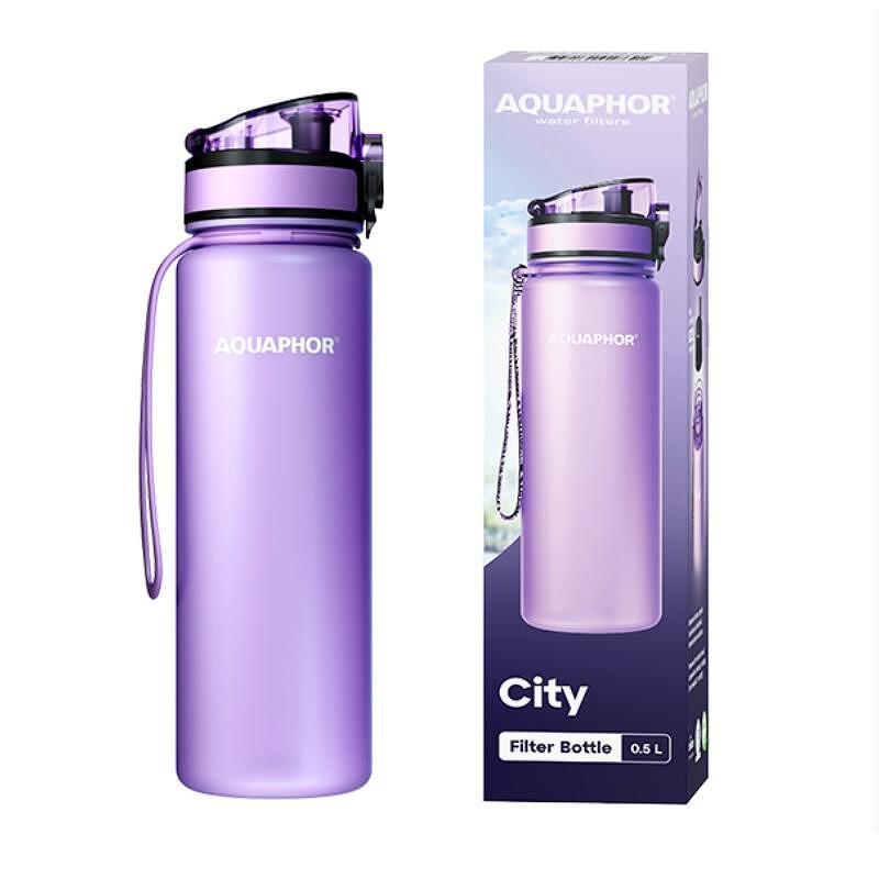 Бутилка Aquaphor Филтрираща City Tritan лавандула (160042) | JAR Computers Бутилка Aquaphor Филтрираща City Tritan лавандула (160042)