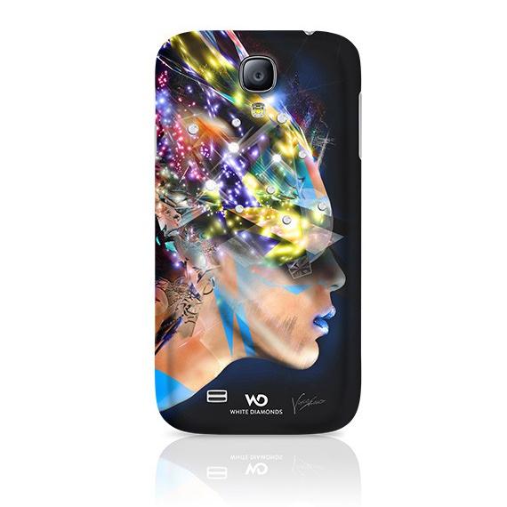 Дизайнерски кейс за Samsung Galaxy S4 (с кристали на Сваровски) - черен - White Diamonds Nafrotiti | JAR Computers Дизайнерски кейс за Samsung Galaxy S4 (с кристали на Сваровски) - черен - White Diamonds Nafrotiti