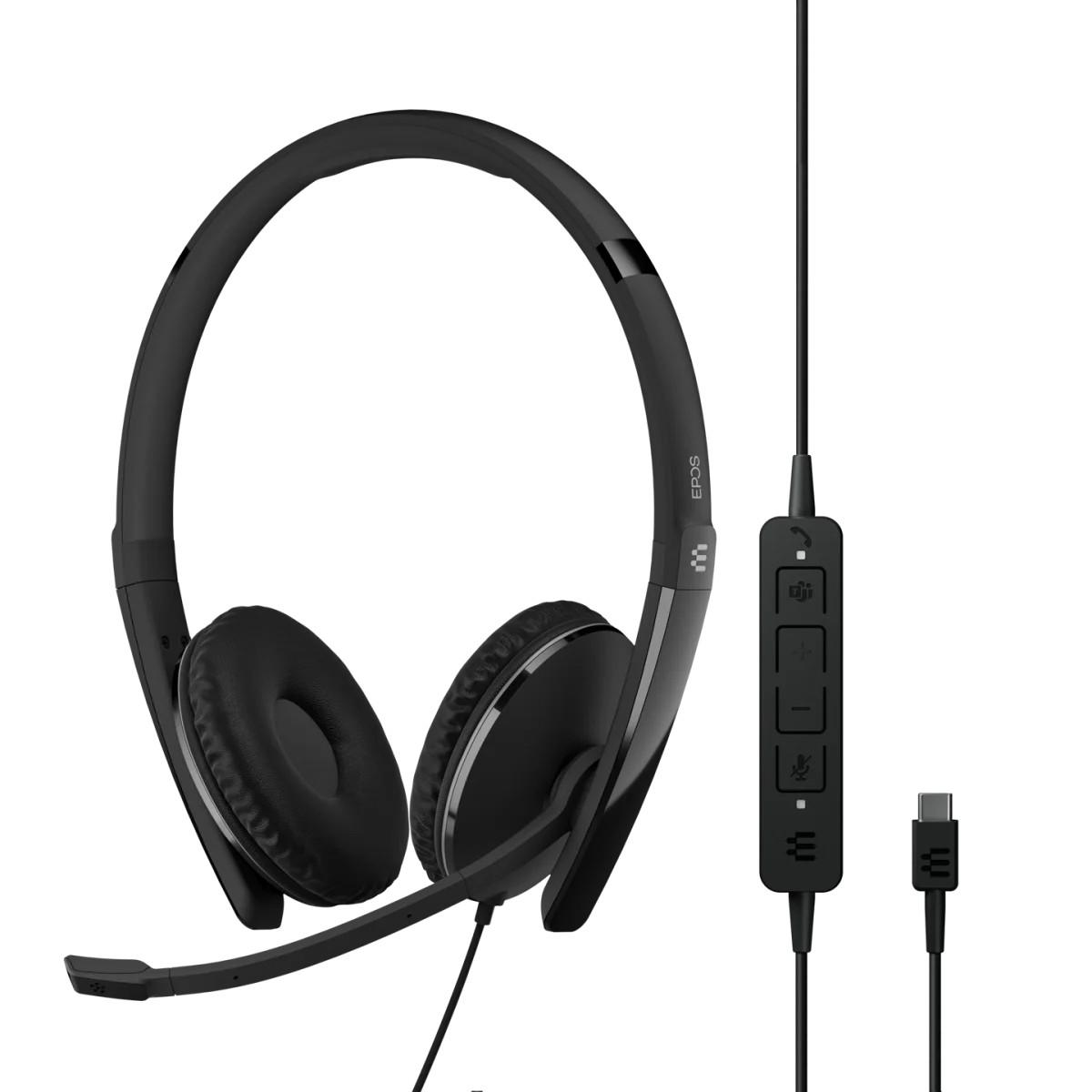 EPOS ADAPT 160T ANC USB-C стерео слушалки, USB-C, ANC, Microsoft Teams, черни | JAR Computers EPOS ADAPT 160T ANC USB-C стерео слушалки, USB-C, ANC, Microsoft Teams, черни
