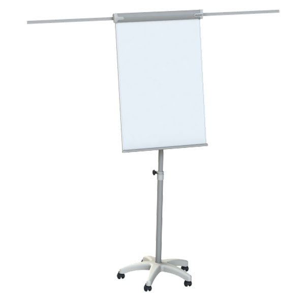 Флипчарт магнитен с 2 рамена+колелца | JAR Computers Флипчарт магнитен с 2 рамена+колелца