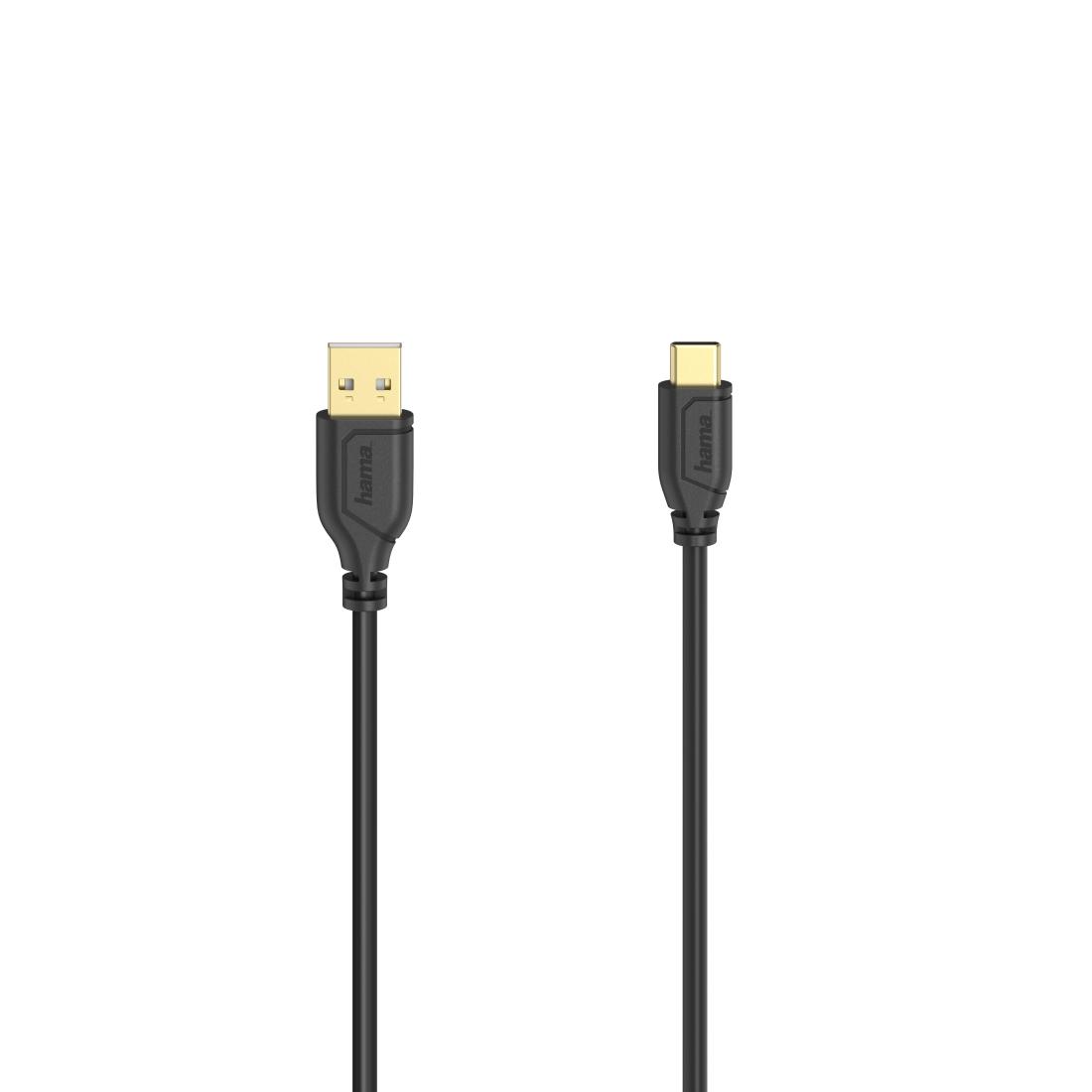 Hama 00200634 USB кабел USB 2.0 0,75 м USB A USB C 0,48 Гбит/с Черен | JAR Computers Hama 00200634 USB кабел USB 2.0 0,75 м USB A USB C 0,48 Гбит/с Черен