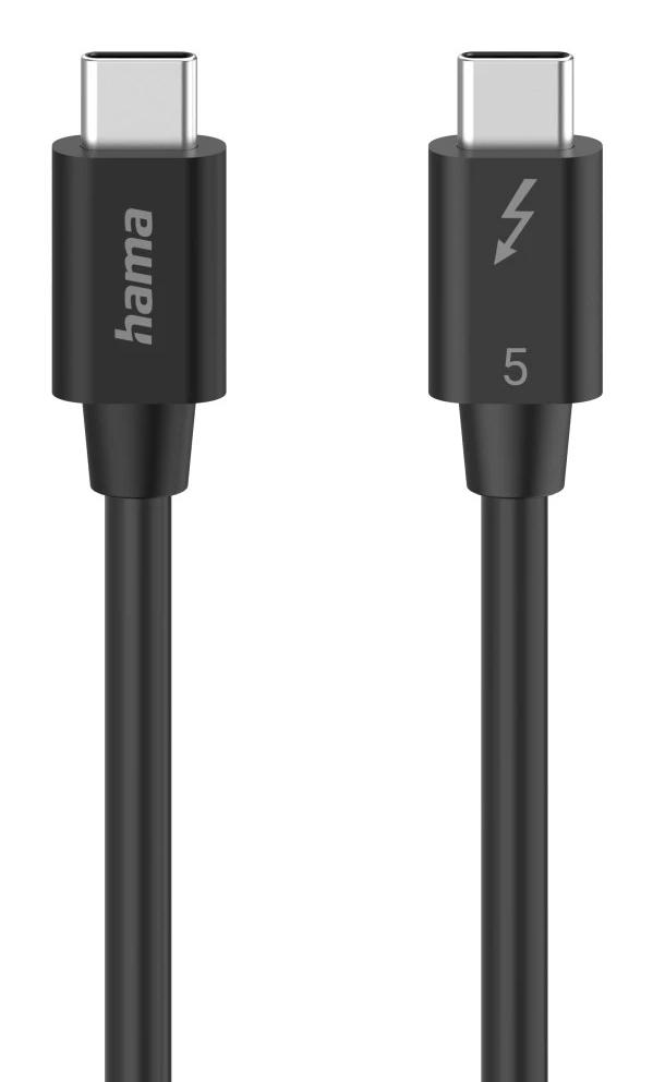 Hama USB-C USB кабел USB 3.2 Gen 2 (3.1 Gen 2) 1 м USB C 80 Гбит/с 240 W Черен | JAR Computers Hama USB-C USB кабел USB 3.2 Gen 2 (3.1 Gen 2) 1 м USB C 80 Гбит/с 240 W Черен