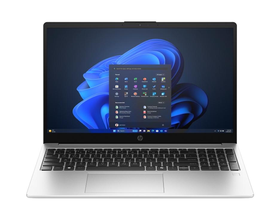 HP 250R G10 Turbo silver, Core 3-100U(up to 4.7Ghz/10MB/6C), 15.6" FHD AG 300nits, 8GB 3200Mhz 1DIMM, 512GB PCI SSD, Wi-Fi 6+BT 5.4, Backlit Kbd, 3C Batt, Free Dos - (B9YN1ET)