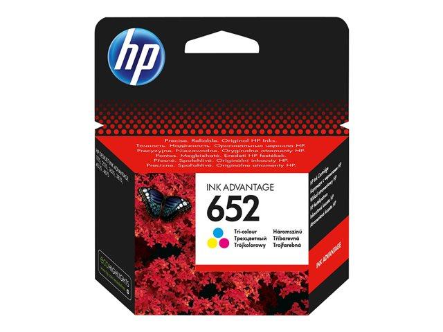 HP 652 Tri-Color Original Ink Cartridge