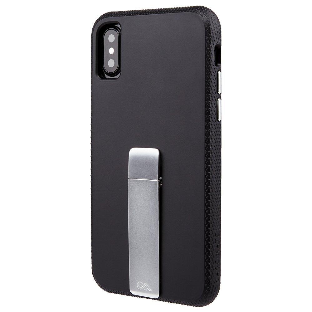 Кейс с висока защита и поставка за iPhone XS, iPhone X - CaseMate Tough Stand Case (черен) | JAR Computers Кейс с висока защита и поставка за iPhone XS, iPhone X - CaseMate Tough Stand Case (черен)