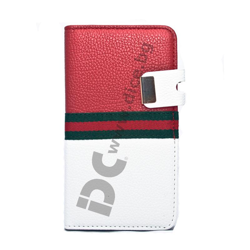 Кожен калъф, тип портфейл с отделящ се кожен кейс за Samsung Galaxy Note 3 N9005 - Wallet Magnet Case (бял-червен) | JAR Computers Кожен калъф, тип портфейл с отделящ се кожен кейс за Samsung Galaxy Note 3 N9005 - Wallet Magnet Case (бял-червен)