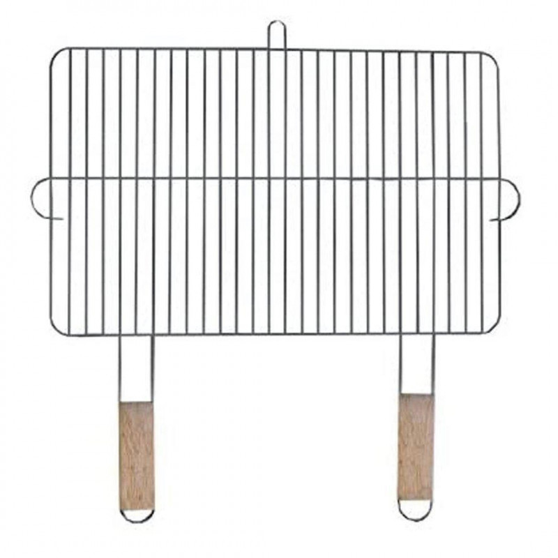 Метална скара за барбекю MasterGrill MG255, 2 дървени дръжки, Размер на скарата 54 х 34 см, Инокс/кафяв | JAR Computers Метална скара за барбекю MasterGrill MG255, 2 дървени дръжки, Размер на скарата 54 х 34 см, Инокс/кафяв