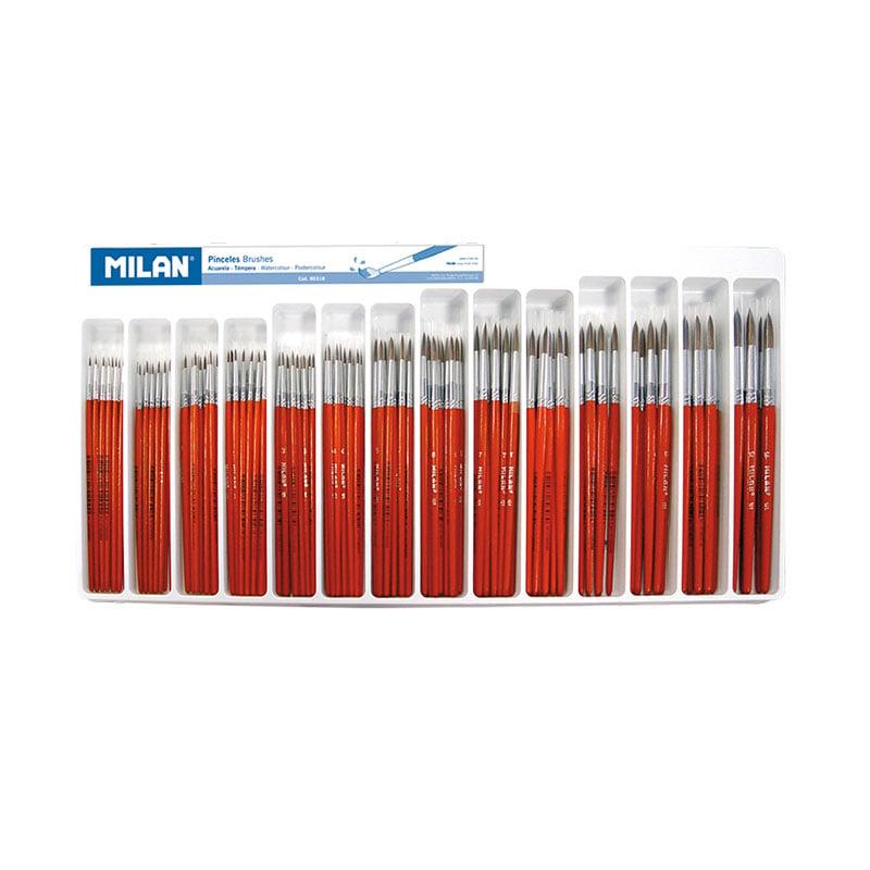 Milan Дисплей 101, със 144 четки, обли | JAR Computers Milan Дисплей 101, със 144 четки, обли