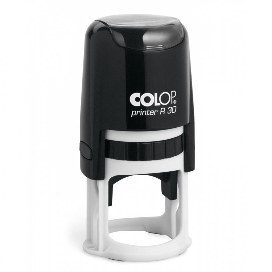 Печат Colop Printer R30, кръгъл, D30 мм, син тампон | JAR Computers Печат Colop Printer R30, кръгъл, D30 мм, син тампон