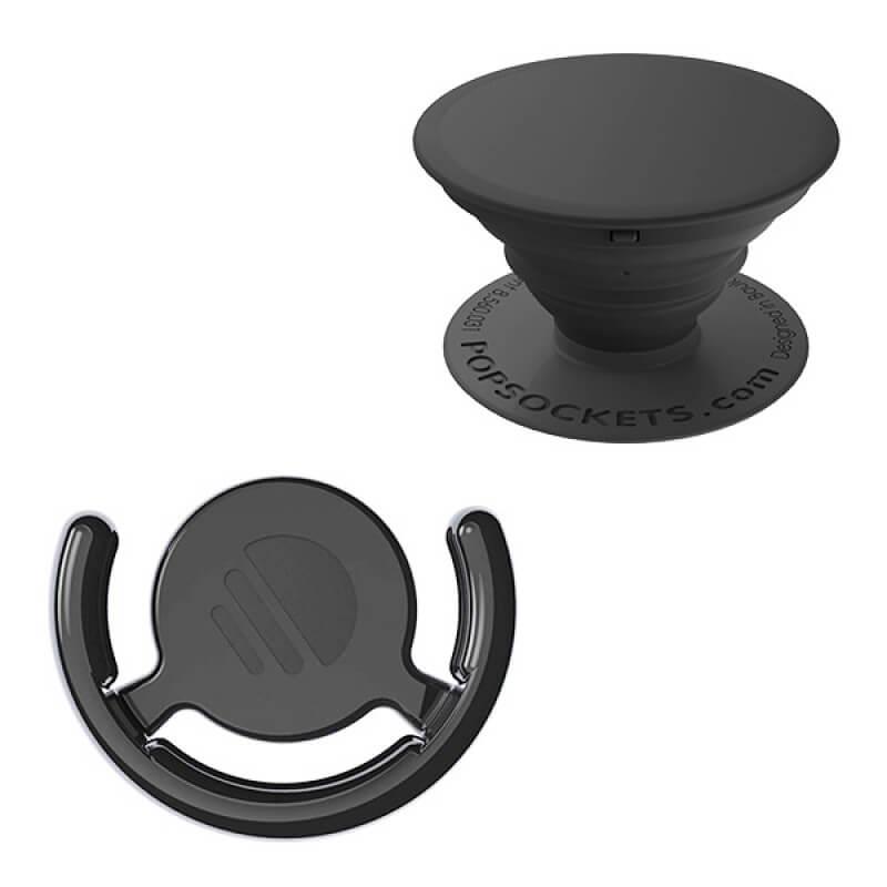 Поставка и аксесоар против изпускане на вашия смартфон и поставка за кола - Popsockets Combo Pack (черен) | JAR Computers Поставка и аксесоар против изпускане на вашия смартфон и поставка за кола - Popsockets Combo Pack (черен)