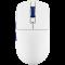 ROYAL KLUDGE M30 White Blue Gaming Mouse PAW 33111K