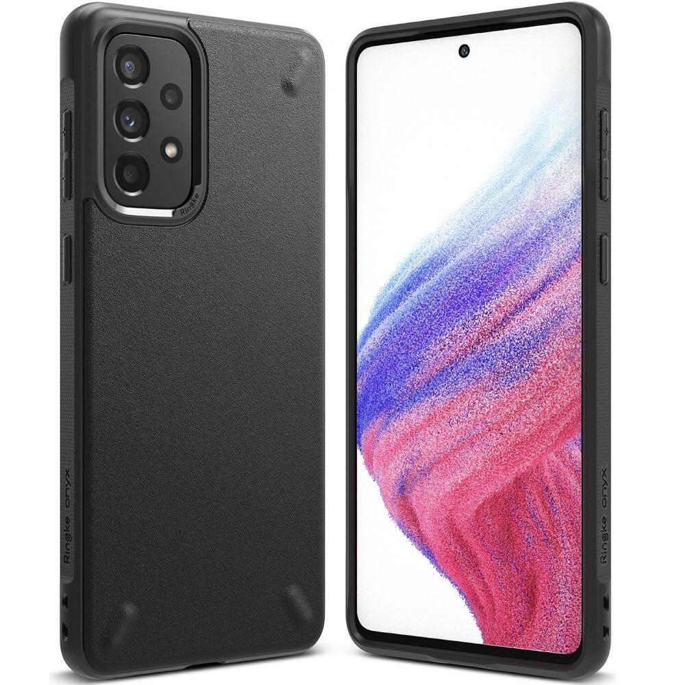 Силиконов (TPU) удароустойчив кейс за Samsung Galaxy A53 5G - Ringke Onyx Case (черен) | JAR Computers Силиконов (TPU) удароустойчив кейс за Samsung Galaxy A53 5G - Ringke Onyx Case (черен)