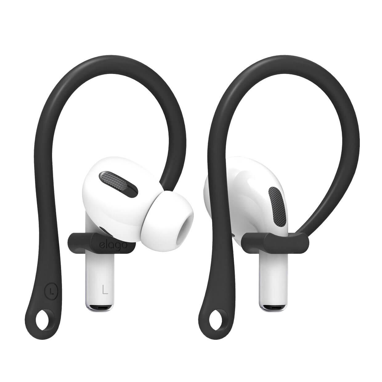 Силиконови кукички за Apple AirPods Pro - Elago AirPods Pro EarHooks (черен) | JAR Computers Силиконови кукички за Apple AirPods Pro - Elago AirPods Pro EarHooks (черен)