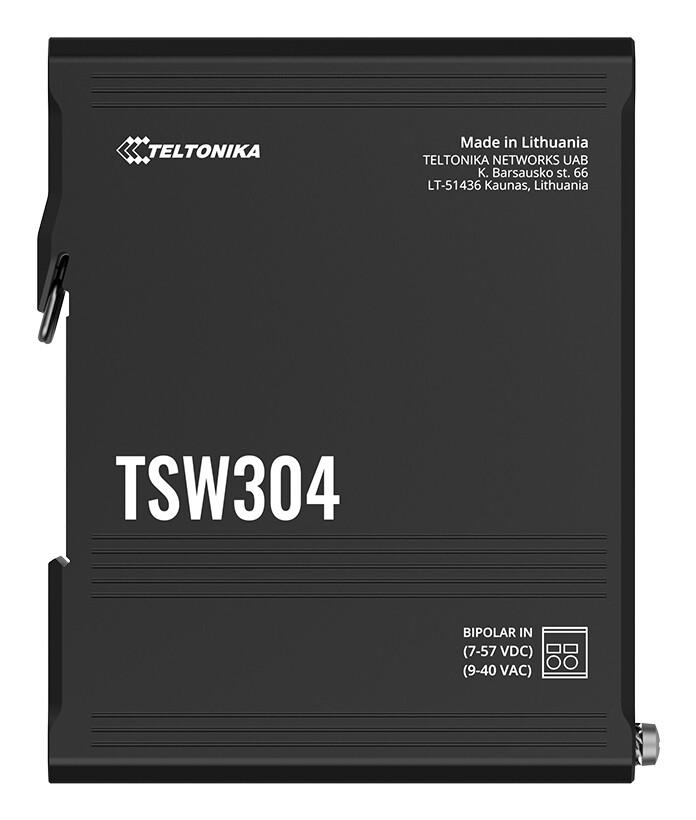 Teltonika TSW304 Неуправляем Gigabit Ethernet (10/100/1000) Захранване по Ethernet (PoE) Черен | JAR Computers Teltonika TSW304 Неуправляем Gigabit Ethernet (10/100/1000) Захранване по Ethernet (PoE) Черен