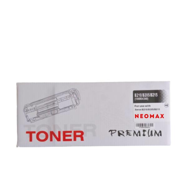 Тонер касета Neomax Black 106R04348, съвместима с Xerox B210/MFP B205/B215, 3000 к. | JAR Computers Тонер касета Neomax Black 106R04348, съвместима с Xerox B210/MFP B205/B215, 3000 к.