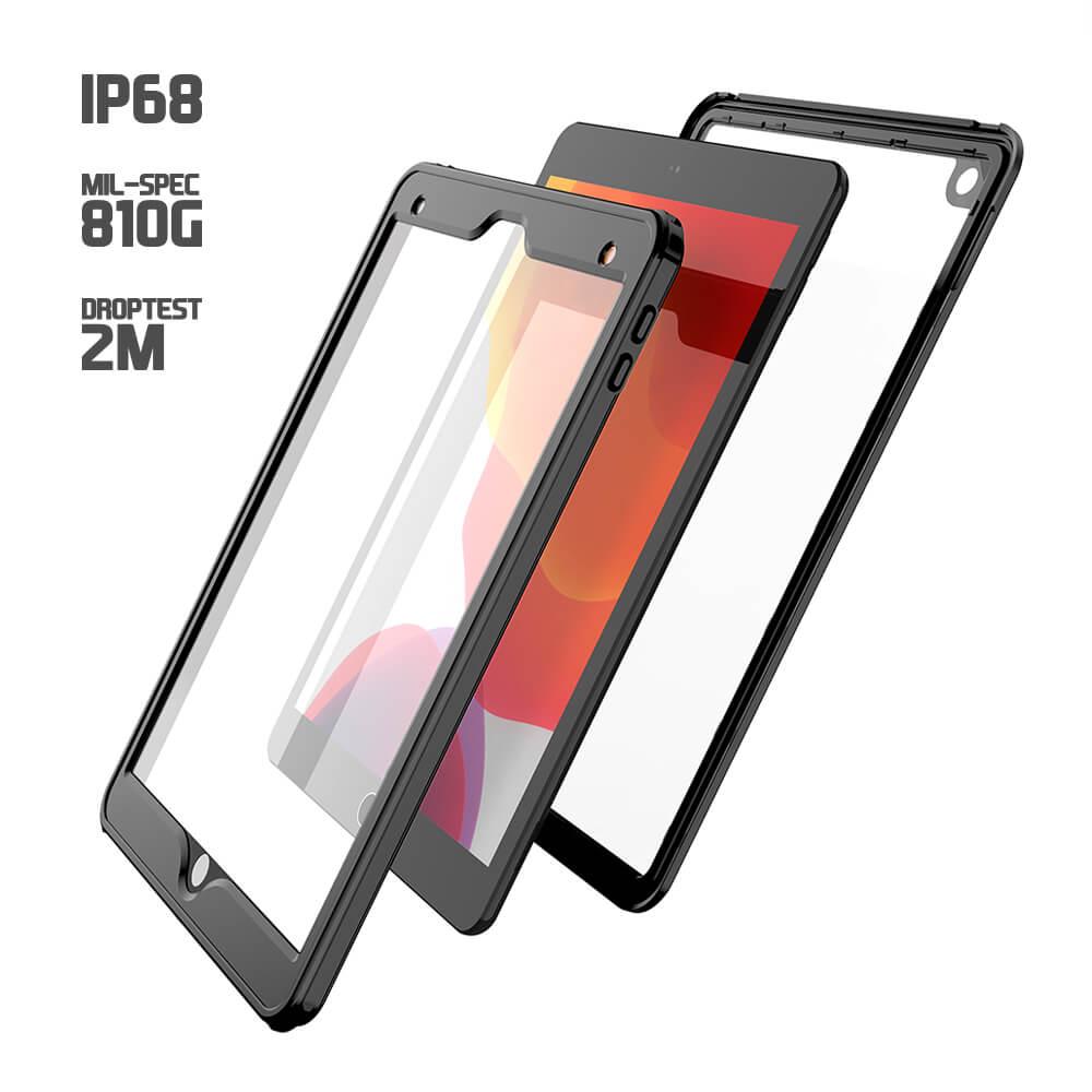 Ударо и водоустойчив калъф от най-висок клас за iPad 9 (2021), iPad 8 (2020), iPad 7 (2019) - Eiger Peak 3000m IP68 Case (черен) | JAR Computers Ударо и водоустойчив калъф от най-висок клас за iPad 9 (2021), iPad 8 (2020), iPad 7 (2019) - Eiger Peak 3000m IP68 Case (черен)