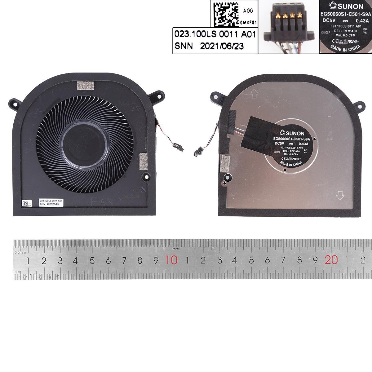 Вентилатор за лаптоп Dell XPS 17 9700 9710 9720 - GPU | JAR Computers Вентилатор за лаптоп Dell XPS 17 9700 9710 9720 - GPU