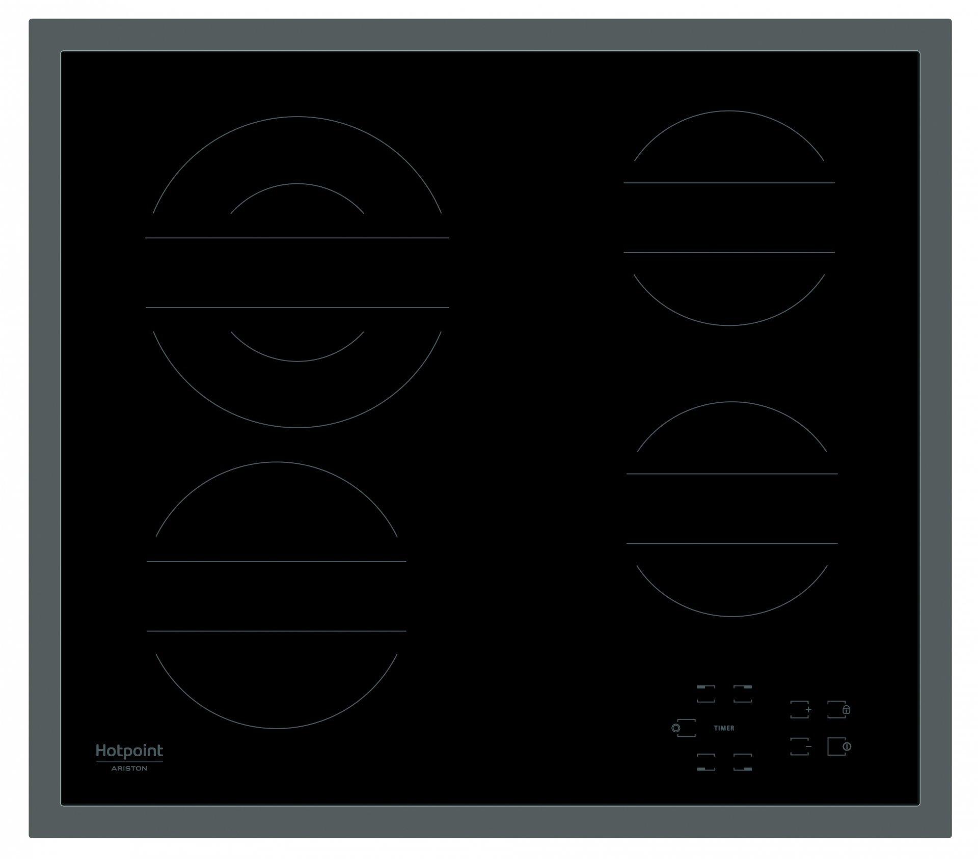 Вграден керамичен плот Hotpoint-Ariston HR 642 X CM*** , Електрически