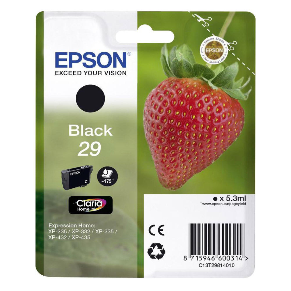 XP 235/332/335//432/435 SERIES 29 INK CRTR BLK (EPST298140)