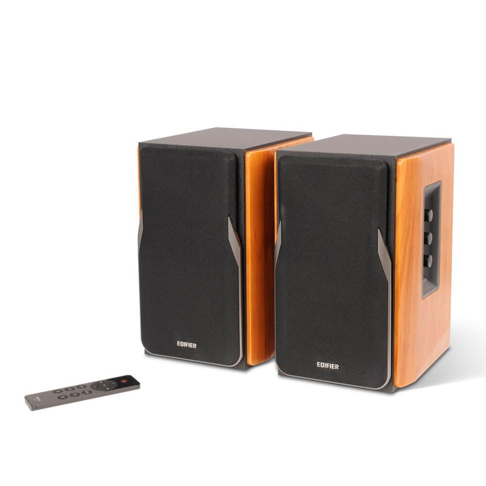 2.0 безжична аудио система - Edifier R1380DB Powered Bluetooth Bookshelf Speakers (кафяв) | JAR Computers 2.0 безжична аудио система - Edifier R1380DB Powered Bluetooth Bookshelf Speakers (кафяв)