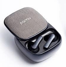 Безжични Bluetooth слушалки с микрофон за мобилни устройства (черен) - PaMU Slide TWS Headset | JAR Computers Безжични Bluetooth слушалки с микрофон за мобилни устройства (черен) - PaMU Slide TWS Headset