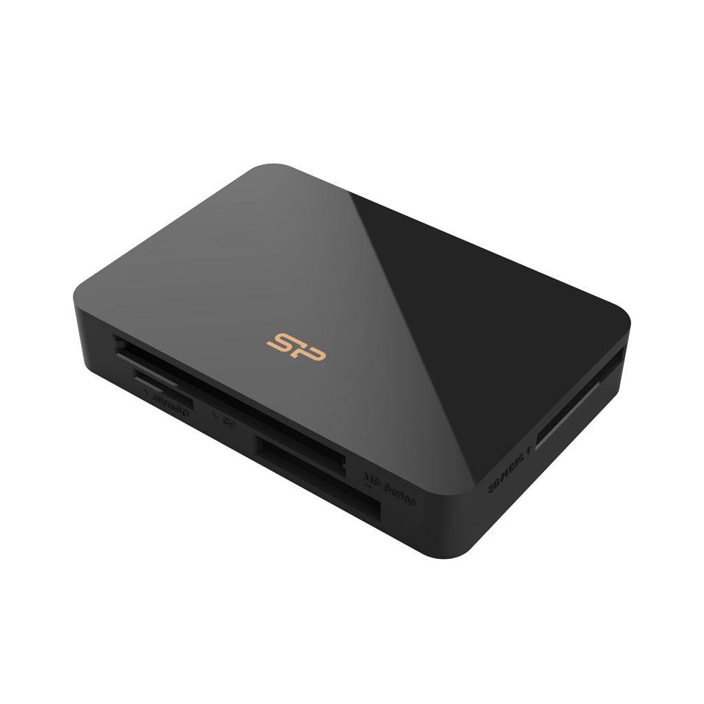 Четец за карти Silicon Power "All-in-One", SD/MMC, microSD, CF, MS Series, Черен | JAR Computers Четец за карти Silicon Power "All-in-One", SD/MMC, microSD, CF, MS Series, Черен