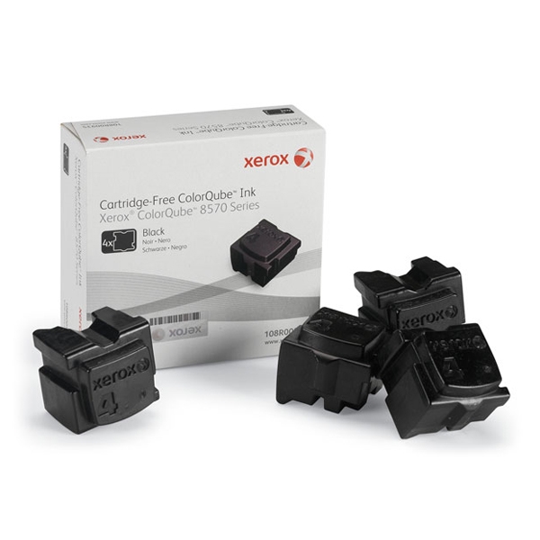 COLORQUBE 8570 BLACK SOLID INK (4Pk, 8.6k) (XER108R00935)