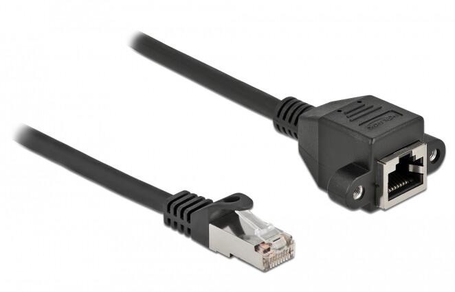 DeLOCK 86998 мрежов кабел Черен 0,25 м Cat6a S/FTP (S-STP)