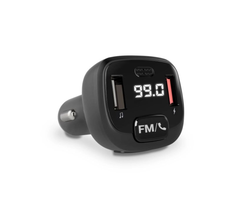 Energy Sistem FM Talk трансмитер, Bluetooth, USB-A, Micro SD, FM радио, LED дисплей, черен