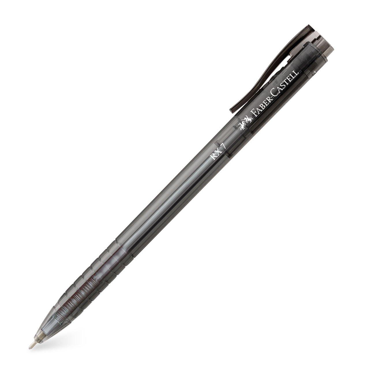 Faber-Castell Химикалка RX7, автоматична, 0.7 mm, черна | JAR Computers Faber-Castell Химикалка RX7, автоматична, 0.7 mm, черна