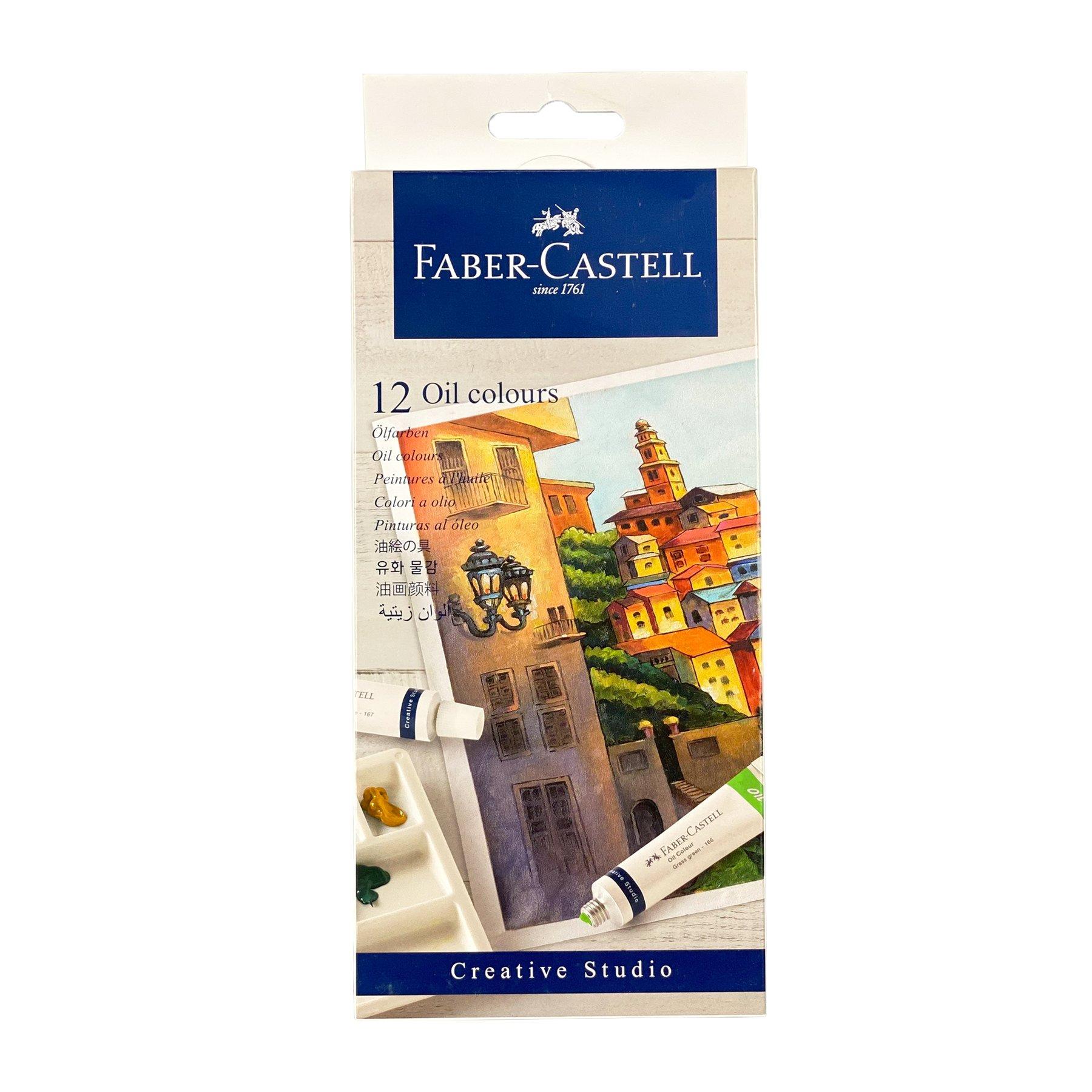 Faber-Castell Маслени бои, в тубички, 12 цвята, 9 ml | JAR Computers Faber-Castell Маслени бои, в тубички, 12 цвята, 9 ml