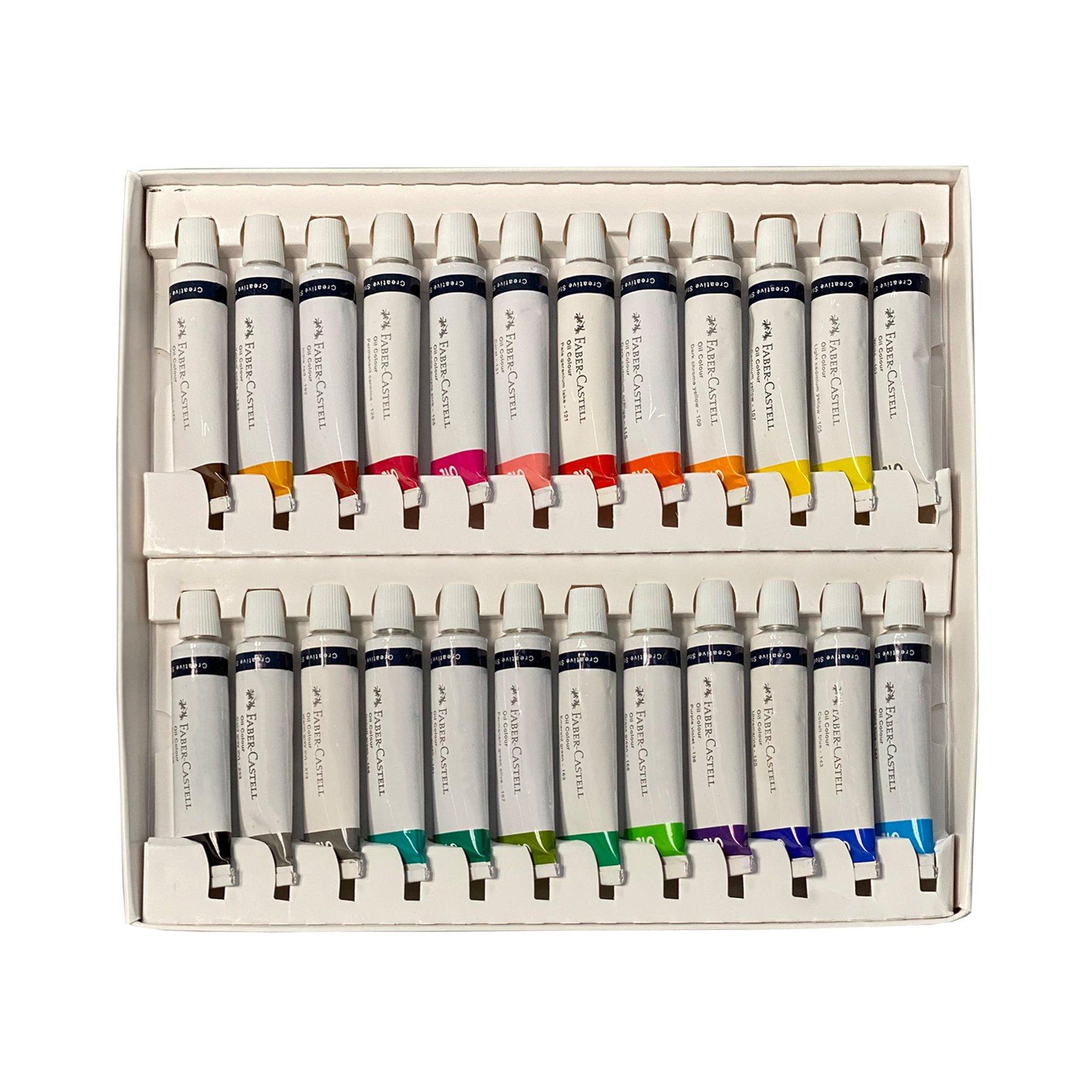 Faber-Castell Маслени бои, в тубички, 24 цвята, 9 ml | JAR Computers Faber-Castell Маслени бои, в тубички, 24 цвята, 9 ml