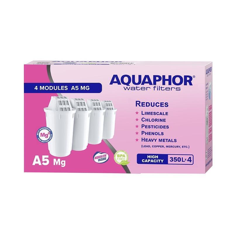 Филтър за пречистване на вода Aquaphor A5 Mg 4 бр. (210009)
