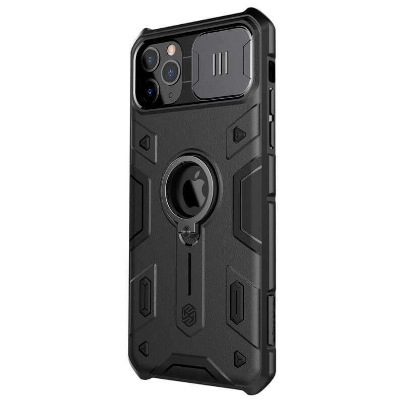Хибриден удароустойчив кейс с пръстен против изпускане за iPhone 11 - Nillkin CamShield Armor Hard Case (черен) | JAR Computers Хибриден удароустойчив кейс с пръстен против изпускане за iPhone 11 - Nillkin CamShield Armor Hard Case (черен)