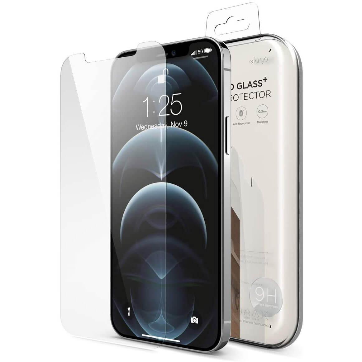 Калено стъклено защитно покритие за дисплея на iPhone 12, iPhone 12 Pro - Elago Tempered Glass (прозрачен) | JAR Computers Калено стъклено защитно покритие за дисплея на iPhone 12, iPhone 12 Pro - Elago Tempered Glass (прозрачен)