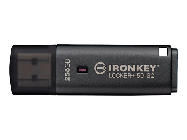 KINGSTON 256GB IronKey Locker Plus 50 G2 FIPS 197 AES-256