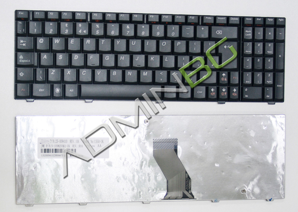 Клавиатура за лаптоп Lenovo U550 Black | JAR Computers Клавиатура за лаптоп Lenovo U550 Black