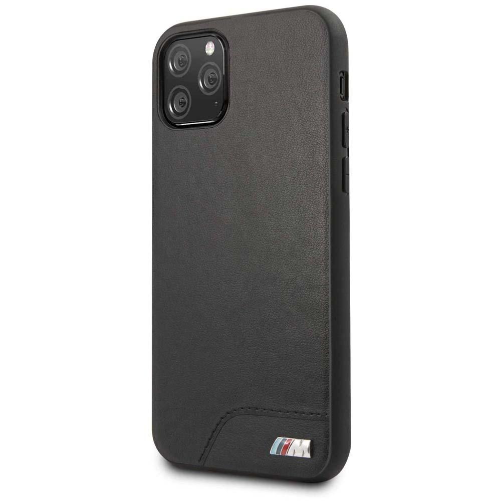 Кожен кейс за iPhone 12 Pro Max - BMW M Collection Smooth PU Leather Hard Case (черен) | JAR Computers Кожен кейс за iPhone 12 Pro Max - BMW M Collection Smooth PU Leather Hard Case (черен)
