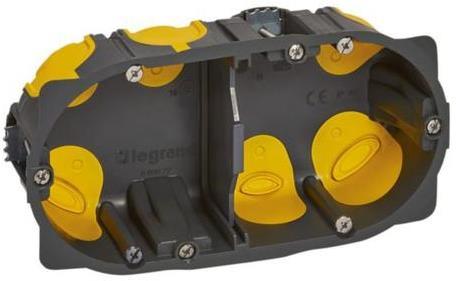 Конзолна кутия за гипсокартон 4/5 мод. дълбочина 40мм ECOBatibox с гумени мембрани Legrand | JAR Computers Конзолна кутия за гипсокартон 4/5 мод. дълбочина 40мм ECOBatibox с гумени мембрани Legrand