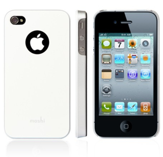 Поликарбонатов кейс и защитно покритие за iPhone 4/4S - Moshi iGlaze (бял) | JAR Computers Поликарбонатов кейс и защитно покритие за iPhone 4/4S - Moshi iGlaze (бял)