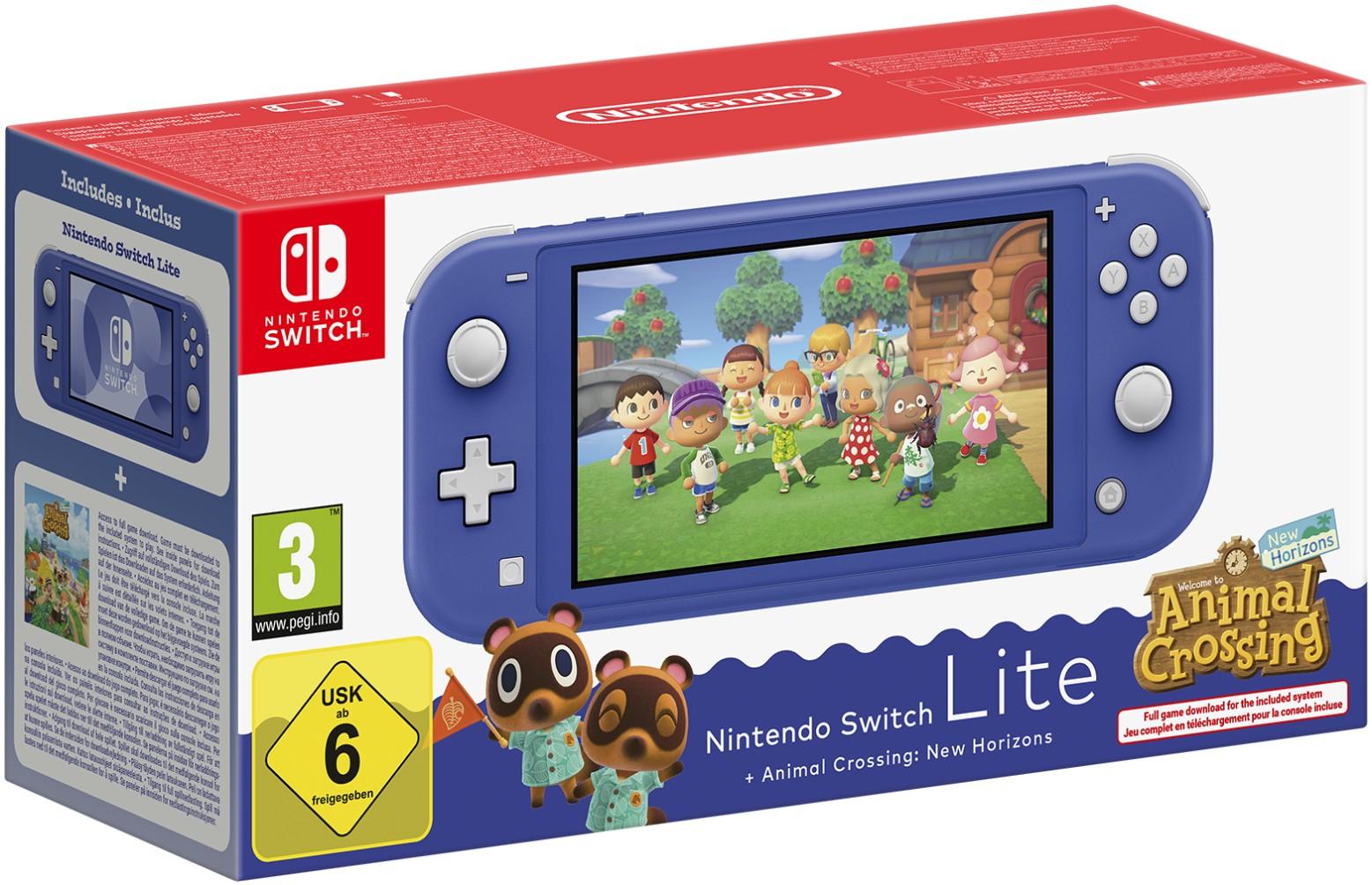 Nintendo Switch Lite - Blue, Animal Crossing: New Horizons Bundle | JAR Computers Nintendo Switch Lite - Blue, Animal Crossing: New Horizons Bundle