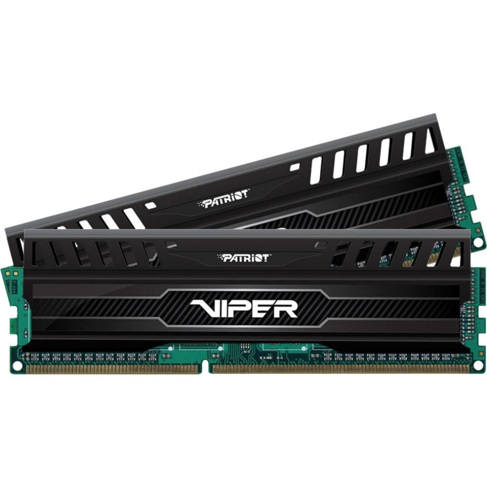 Patriot DIMM 8 GB DDR3-1600 2x 4 GB Dual-Kit Black Viper 3 - Black Mamba Edition INTEL XMP (PV38G160C9K) (PATRPV38G160C9K)