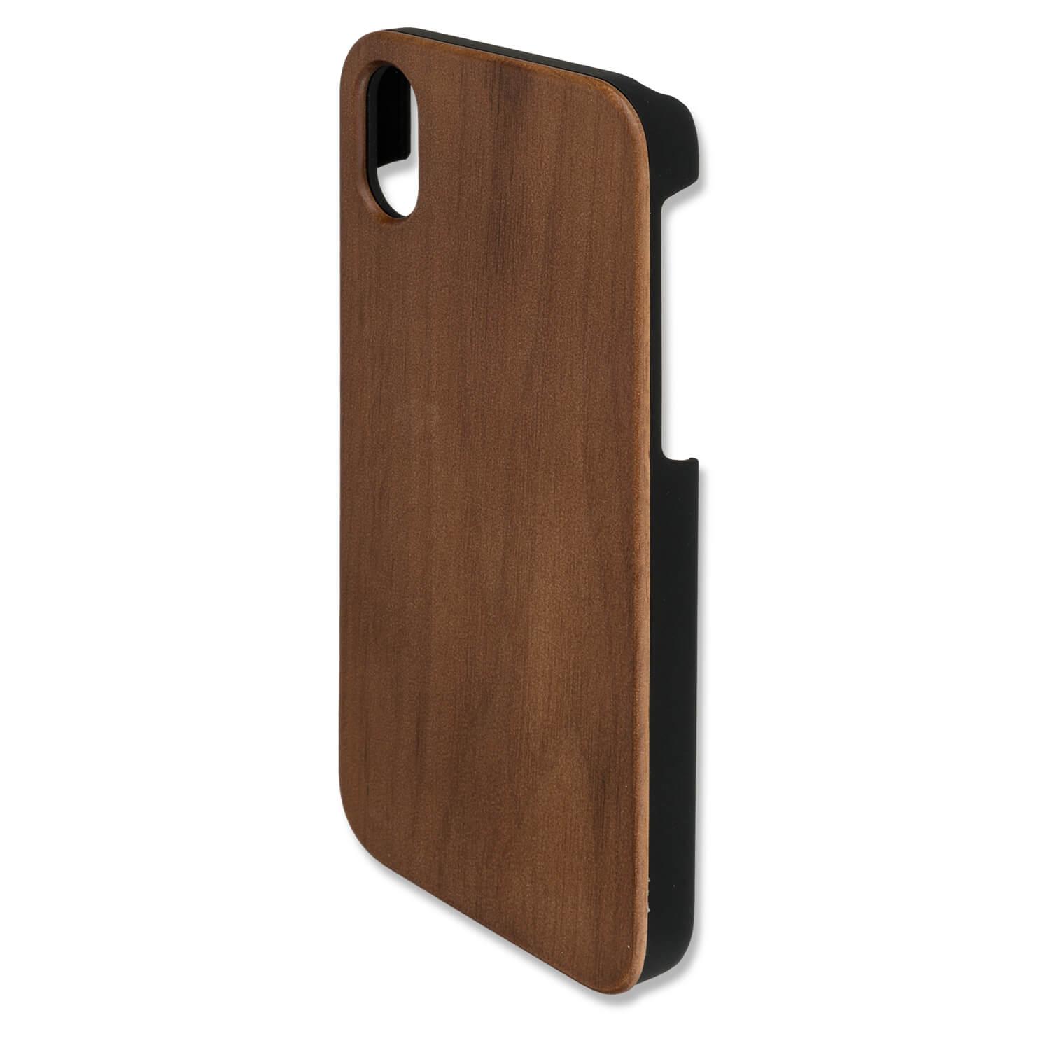 Поликарбонатов кейс с гръб от истинско дърво за iPhone XS, iPhone X - 4smarts Clip-On Cover Trendline Wood Walnut (орех) | JAR Computers Поликарбонатов кейс с гръб от истинско дърво за iPhone XS, iPhone X - 4smarts Clip-On Cover Trendline Wood Walnut (орех)